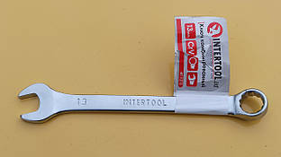 Ключ рожково-накидний 13 мм INTERTOOL