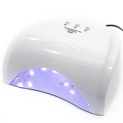 Ультрафіолетова LED-лампа Lilly Beaute SUN5X 36 Вт для сушіння гель-лаку та гелю, біла, фото 1