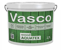 Лак для дерева Vasco Wood Aquatex 2,7л