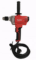 Дриль-міксер 750 Вт, 600 об/хв., реверс, патрон 1,5 - 13 мм, MAKITA M6201, фото 4