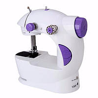 Портативная мини швейная машинка 4 в 1 12 функций mini Sewing Machine с адаптером 220 и педалью для дома