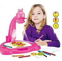 Детский проектор для рисования Projector Painting проектор для детей со столиком и слайдами для детей