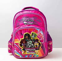 Школьный рюкзак ортопедический ранец для девочки Monster High портфель для школьников розов портфель