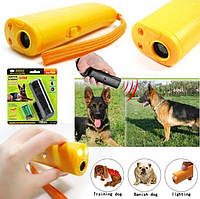 Ультразвуковой отпугиватель собак AOKEMAN SENSOR AD-100 + фонарик для дома