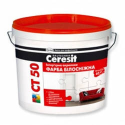 Інтер'єрна акрилова фарба Ceresit CT 50/10 л