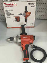 Дриль-міксер 750 Вт, 600 об/хв., реверс, патрон 1,5 - 13 мм, MAKITA M6201, фото 5