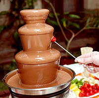 Шоколадный фонтан Fondue Fountain фондю фонтан фондюшница для дома