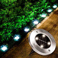 Уличный светодиодный фонарь на солнечной батареи Bell Howell Disk light наружное содовое освещение дома сада