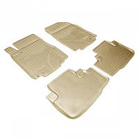 Килимки в салон Honda CR-V (RM) (12-) (поліуритан компл - 4шт) колір бежевий NPA10-C30-202B
