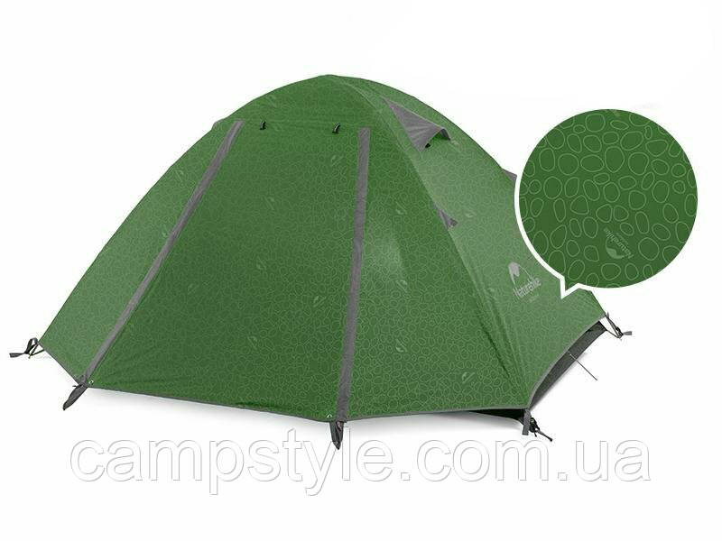 Намет чотиримісний Naturehike P-Series, темно-зелений