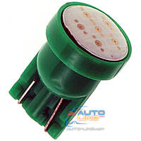 LED-лампа W5W зеленая - Cyclone T10-072G COB 12V MJ (зеленый)