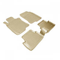 Килимки в салон Honda Accord VIII (08-12) (поліуритан компл - 4шт) колір бежевий NPL-Po-30-06B