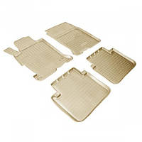 Килимки в салон Honda Accord IX (13-) (поліуритан компл - 4шт) колір бежевий NPA10-C30-010B
