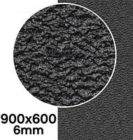 Гума набоічна LASTRA  Vibram  (7108), кол. чорний, т. 6мм 90*60 см