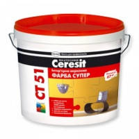 Інтер'єрна акрилова фарба Ceresit CT 51/10л
