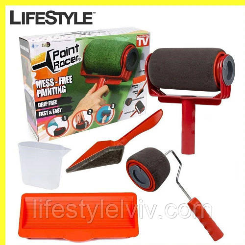 Купить Малярный валик с резервуаром для краски / Набор для покраски 3 в ...