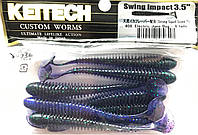 Силикон Keitech Swing Impact 3.5" (8шт/упак) ц: #408: Electric June Bug