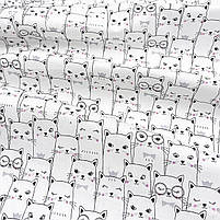 Польська бязь "Кішки контурні в кіно", фото 4