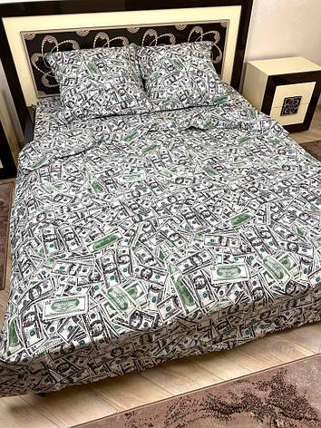 Комплект постільної білизни Долари сімейний BF, фото 1