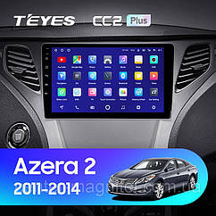 Штатна магнітола Teyes CC2Plus Hyundai Azera 2 II (2011 - 2014)