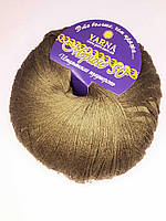 Італійська пряжа для в'язання Меріно 50. 1400 м. Мериносова вовна 50% акрил 50% беж-табак