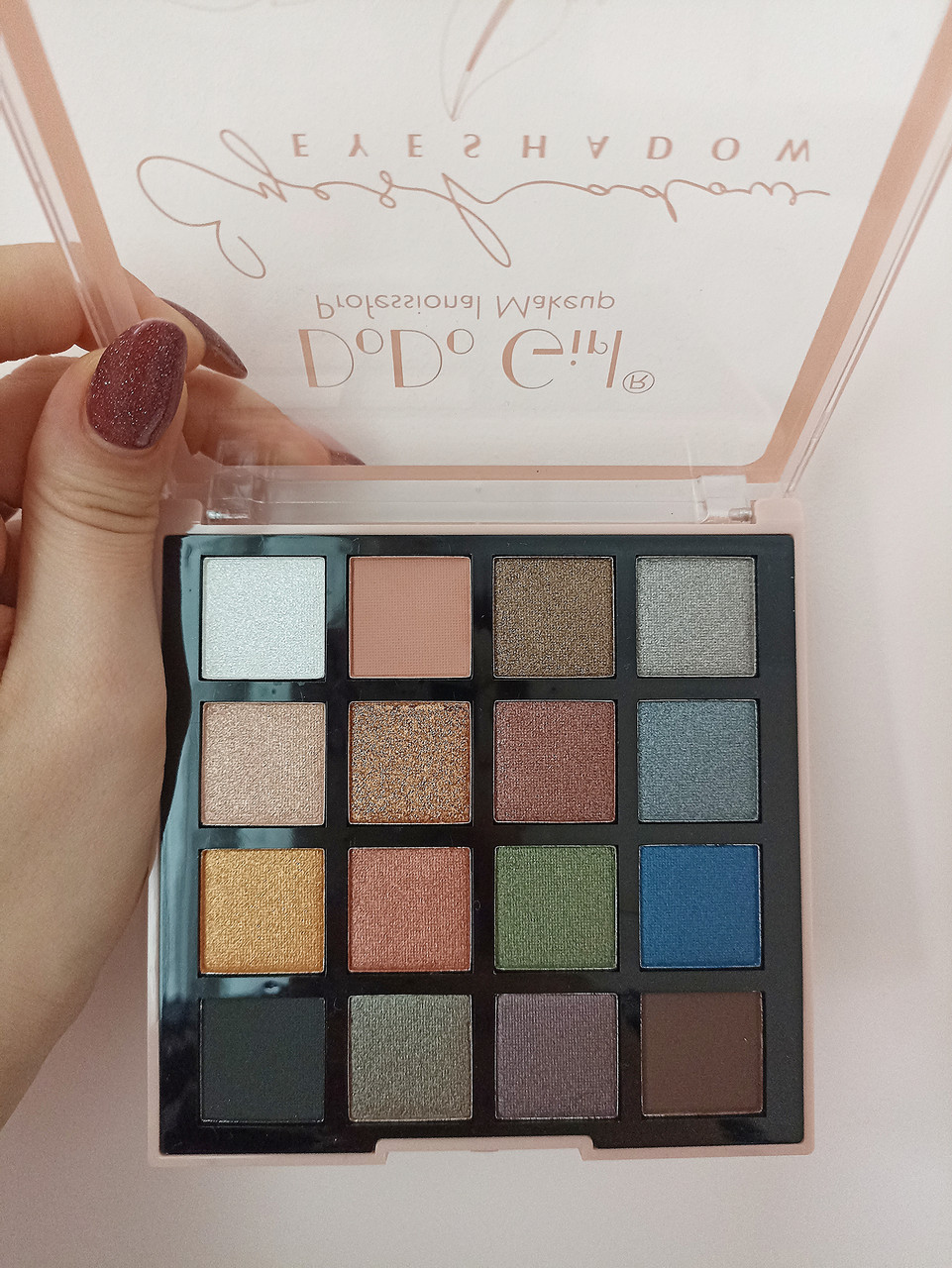 Тіні для повік, 16 відтінків, DoDo Girl Eyeshadow Palette