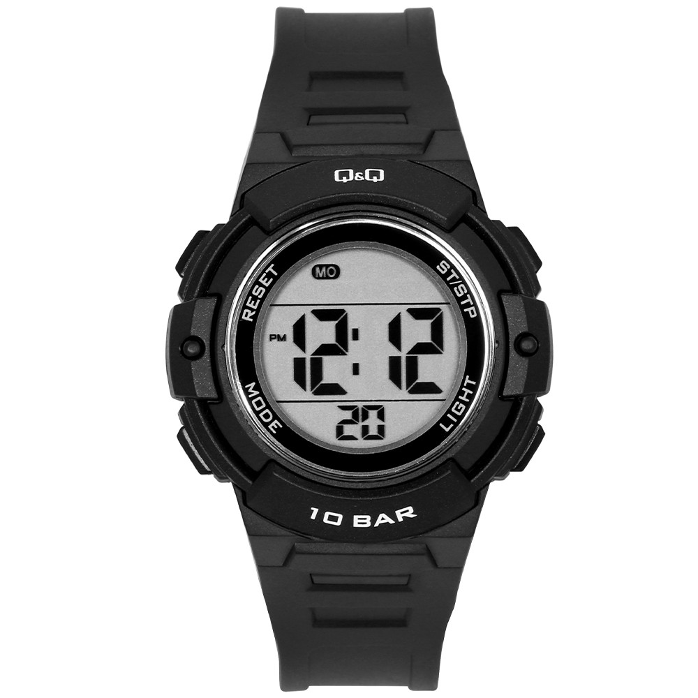 Дитячий спортивний наручний годинник Q&Q M185 чорний, фото 1