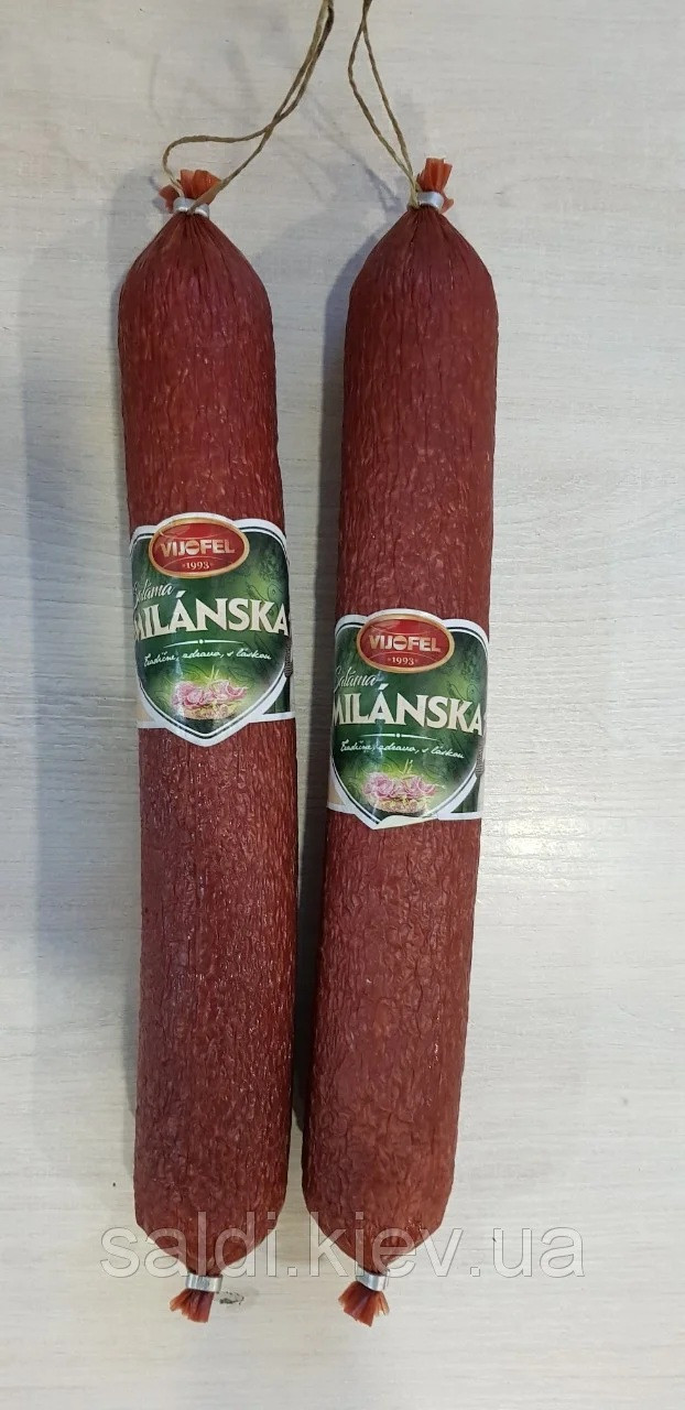 Ковбаса Салямі Міланська Milanska Salama Vijofel 750 г Словаччина