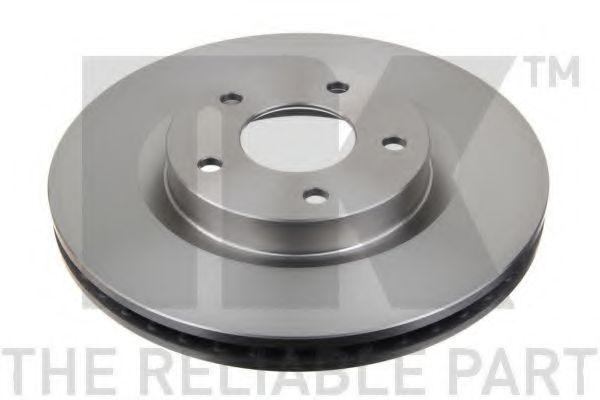 Диск гальмівний перед. Nissan Qashqai 1.6 16V 2.0 16V 1.5DCI 06.12-, 2.0DCI 07.04-, фото 1