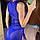 Купальник роздільний 3в1: ліф, плавки, плаття-туніка синій, фото 6