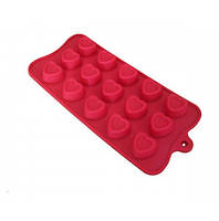 Силіконова форма Сердца 22х10 см