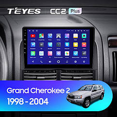 Штатна магнітола Teyes CC2Plus Jeep Grand Cherokee II WJ (1998-2004) Android