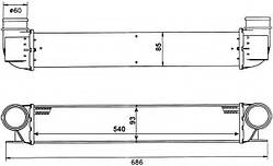 Інтеркулер BMW 5(E39)/7(E38) 3.0D