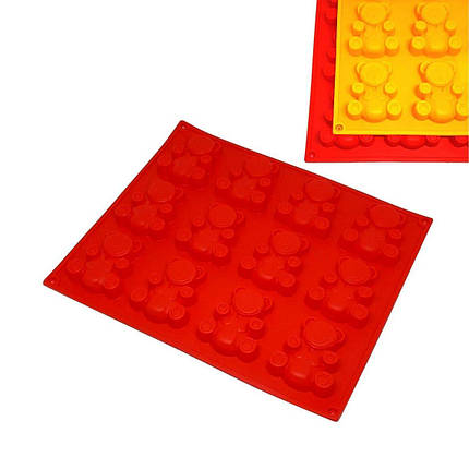 Силіконова форма MagicKitchen №367 Ведмедики 12 в 1, фото 1