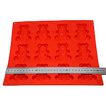 Силіконова форма MagicKitchen №367 Ведмедики 12 в 1, фото 5