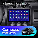 Штатна магнітола Teyes CC2Plus Jeep Compass 1 (2009-2015) Android, фото 2