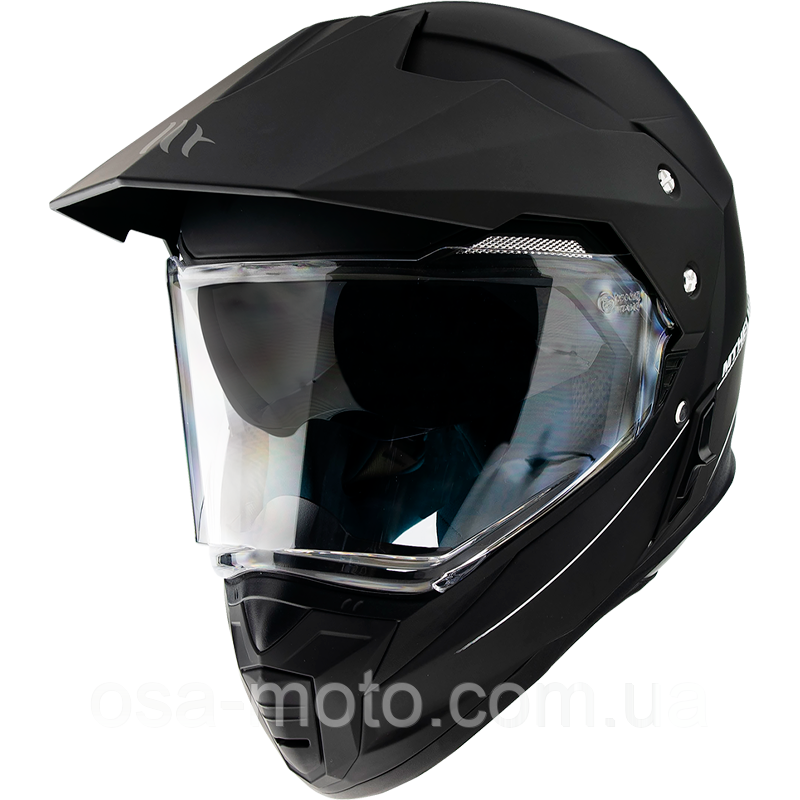 MT Synchrony Duo Sport Solid Matt Black мотошолом кросовий/ендуро, фото 1