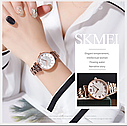 Наручний жіночий годинник Skmei 1533 Золотисті, фото 5