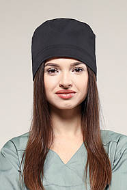 Медична шапка Чорна
