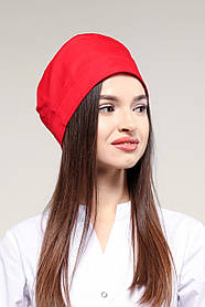 Медична шапка червона