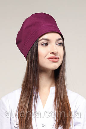 Медична шапка Сливова, фото 3