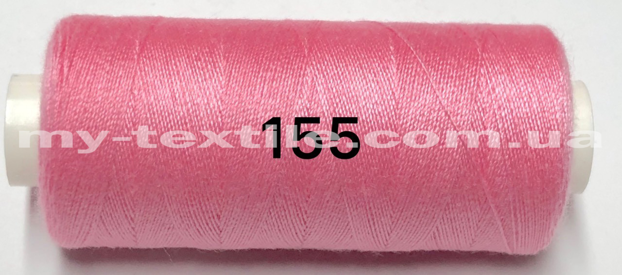 Швейна Нитка 40s/2 400 ярдів Kiwi №155 Рожевий, фото 1