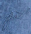 Оригінальні жіночі джинси з поясом манжетом на резинці, фото 3