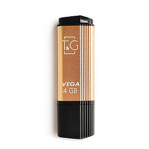 Накопичувач USB 4GB T&G Vega серія 121 Gold, фото 2