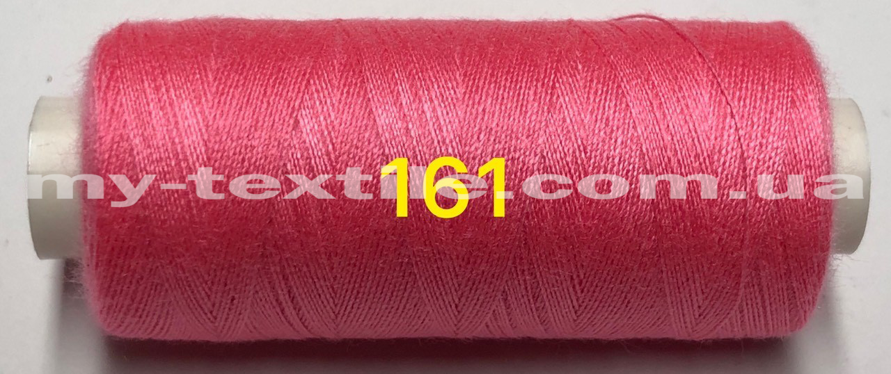 Нитка швейна 40s/2 400 ярдів Kiwi No161 Яскраво-червона, фото 1