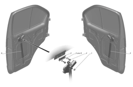 Стеклоподъемник Газель,Соболь двери левый+правый электр. (реечный ...