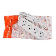 Подовжувач ElectroHouse на 4 гнізда б/з 3 метри EH-2215