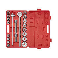 Набор головок и комплектующих 21ед., 3/4", гол. 6гр., 19-50мм INTERTOOL HT-2221