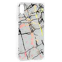 Силикон Marble Apple iPhone Xs Max, White