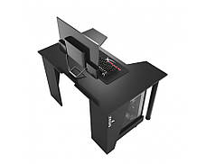 Геймерський ігровий стіл ZEUS™ GAMER-1 чорний, фото 4